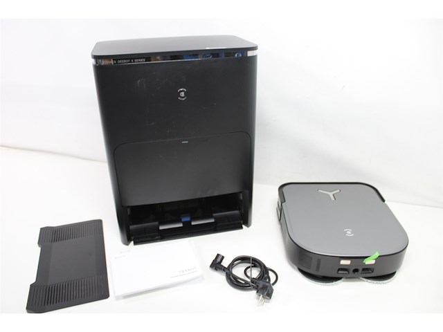 Ecovacs deebot x2 omni robotstofzuiger automatisch leegstation actief dweilsysteem zwart - afbeelding 5 van  6