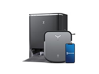 Ecovacs deebot x2 omni robotstofzuiger automatisch leegstation zwart - afbeelding 1 van  5