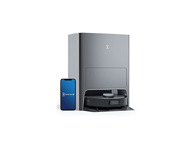 Ecovacs x1 omni robotstofzuiger + automatische leegmaakstation actief dweilsysteem zwart - afbeelding 2 van  3