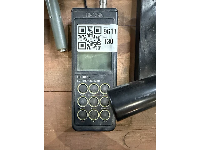 Ec/tds/nacl meter met sondes, hanna, hi9835, zwart - afbeelding 2 van  4