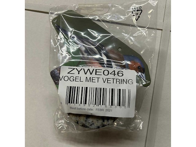 Ed - zywe046 - vogel met vetring (72x) - afbeelding 3 van  4