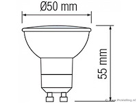 Ed-spot gu10 – 6w – dimbaar – 6500k koud wit – ip20 (x200) - afbeelding 3 van  4