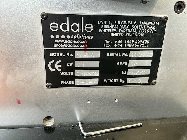 Edale - alpha - print- en etiketteermachine - 2012 - afbeelding 5 van  37