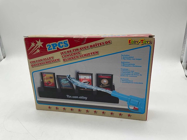 Eddy toys blik schieten speelgoed (96x) - afbeelding 1 van  4