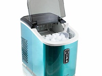 Edelstalen ijsblokjesmachine - 120 watt - blauw - afbeelding 1 van  5