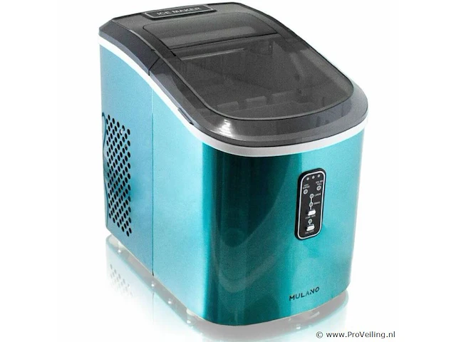 Edelstalen ijsblokjesmachine - 120 watt - blauw - afbeelding 2 van  5