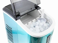 Edelstalen ijsblokjesmachine - 120 watt - blauw - afbeelding 4 van  5