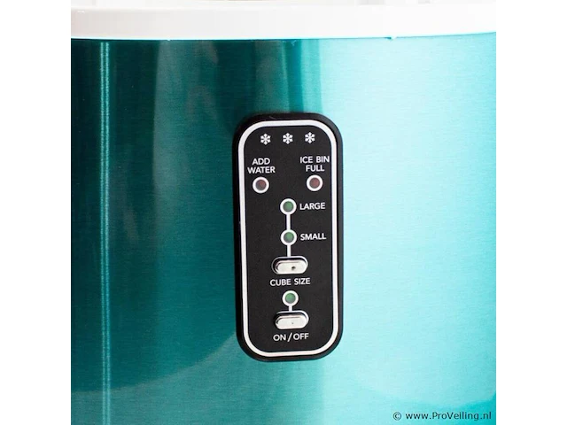 Edelstalen ijsblokjesmachine - 120 watt - blauw - afbeelding 5 van  5