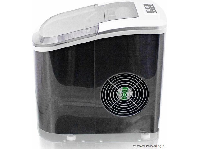 Edelstalen ijsblokjesmachine - 120 watt - donkergrijs - afbeelding 2 van  3