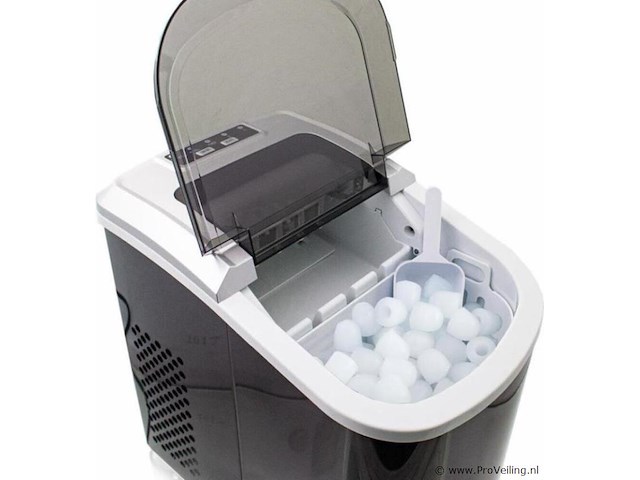 Edelstalen ijsblokjesmachine - 120 watt - donkergrijs - afbeelding 3 van  3