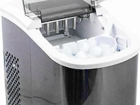Edelstalen ijsblokjesmachine - 120 watt - donkergrijs
