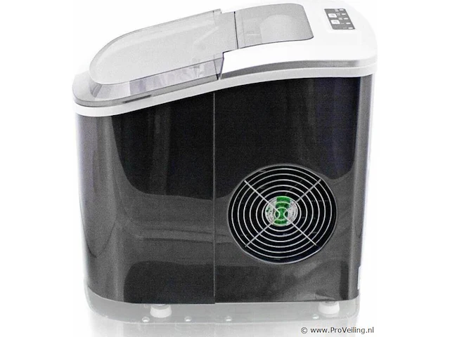 Edelstalen ijsblokjesmachine - 120 watt - donkergrijs - afbeelding 2 van  3