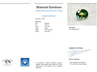 Edelsteen - 1.04 carat echte natuurlijke groene saffier - afbeelding 3 van  5