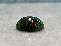 Edelsteen - 5.23 carat natuurlijke black opal - afbeelding 2 van  5