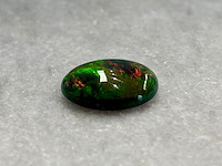 Edelsteen - 5.55 carat natuurlijke black opal - afbeelding 2 van  5