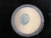 Edelsteen - licht blauwe edelsteen - afbeelding 1 van  2
