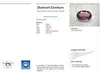 Edelsteen 2.00 carat natuurlijke paarse spinel - afbeelding 2 van  5