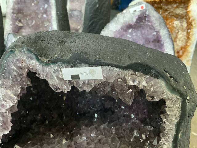 Edelsteen amethist geodes - afbeelding 2 van  15
