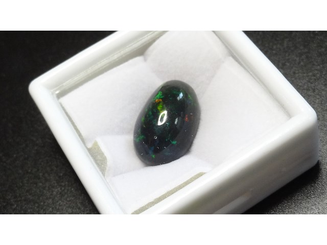 Edelsteen | natural black opal 11.50ct - afbeelding 2 van  5
