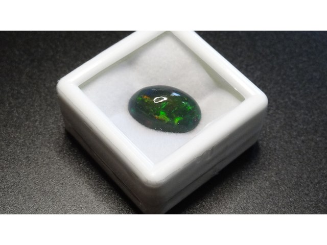 Edelsteen | natural black opal 3.85ct - afbeelding 2 van  4