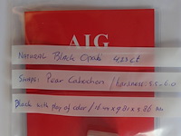 Edelsteen | natural black opal 4.23ct - afbeelding 4 van  4