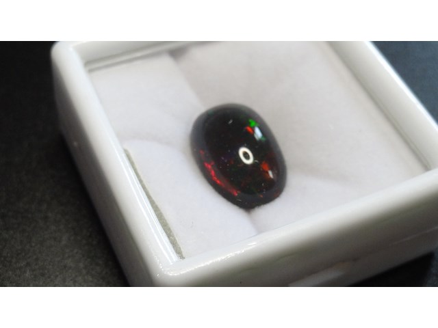 Edelsteen | natural black opal 6.42ct - afbeelding 3 van  4