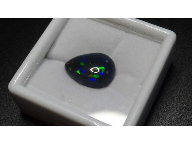Edelsteen | natural black opal 7.45ct - afbeelding 1 van  5