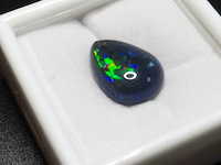 Edelsteen | natural black opal 7.45ct - afbeelding 4 van  5