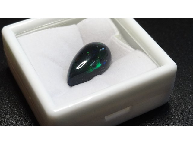Edelsteen | natural black opal 9.97ct - afbeelding 2 van  4