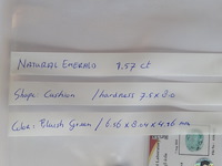 Edelsteen | natural emerald 1.57ct - afbeelding 6 van  6