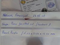 Edelsteen | natural pearl amethyst 23.56ct - afbeelding 7 van  7