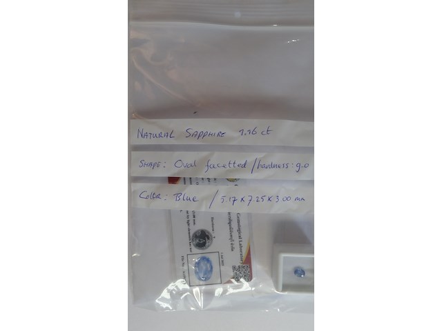 Edelsteen | natural sapphire 1.16ct - afbeelding 2 van  5