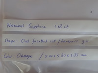 Edelsteen | natural sapphire 1.18ct - afbeelding 5 van  5