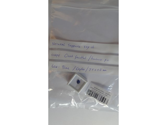 Edelsteen | natural sapphire 1.39ct - afbeelding 7 van  7