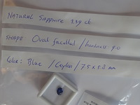 Edelsteen | natural sapphire 1.39ct - afbeelding 7 van  7
