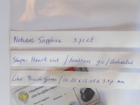 Edelsteen | natural sapphire 3.71ct - afbeelding 6 van  6