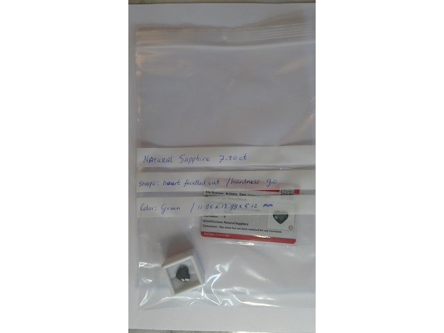 Edelsteen | natural sapphire 7.30ct - afbeelding 4 van  4