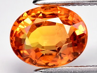 Edelsteen | natural yellow songea sapphire 1.11ct - afbeelding 1 van  5