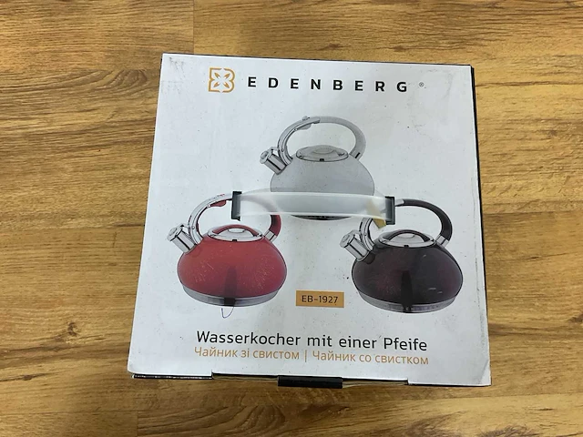 Edenberg eb-1927 rood waterkoker - afbeelding 6 van  13