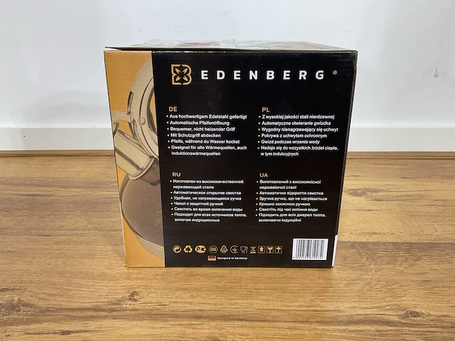 Edenberg eb-1927 wit waterkoker - afbeelding 2 van  4