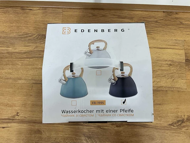 Edenberg eb-1995 zwart waterkoker - afbeelding 6 van  13