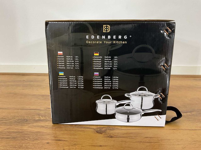 Edenberg eb-2420m pannen set - afbeelding 9 van  11