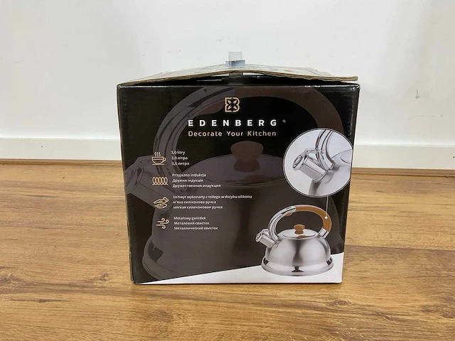 Edenberg eb-2446w zilver waterkoker - afbeelding 4 van  6