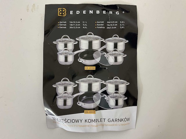 Edenberg eb-4007 pannen set - afbeelding 13 van  20