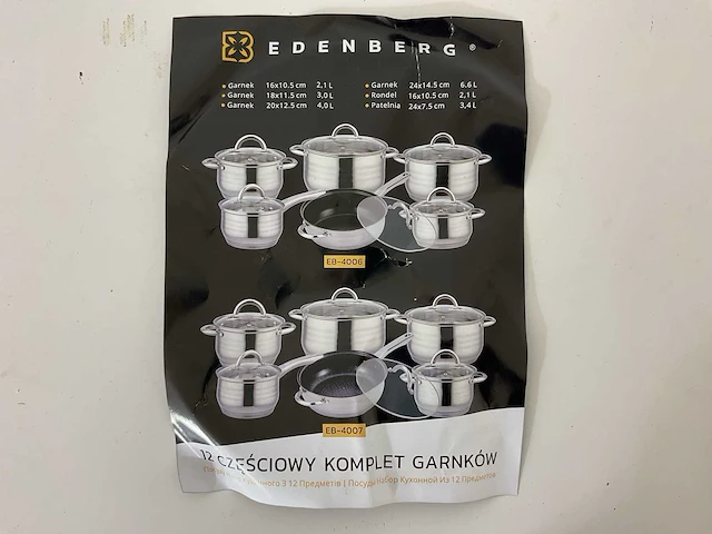 Edenberg eb-4007 pannen set - afbeelding 13 van  20