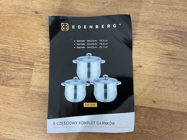 Edenberg eb-516 pannen set - afbeelding 12 van  17