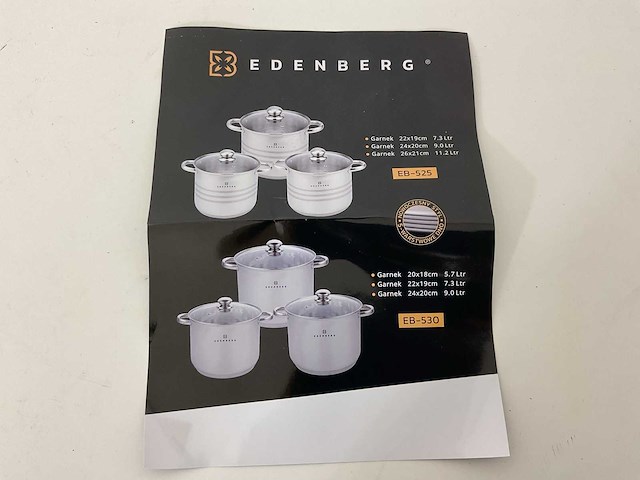 Edenberg eb-530 pannen set - afbeelding 4 van  6