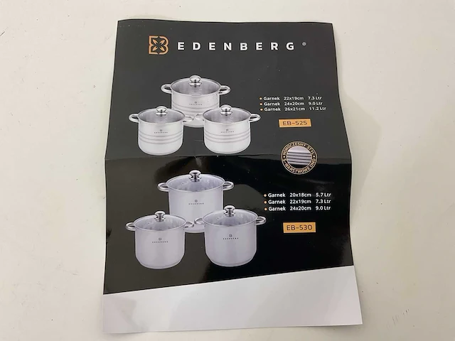 Edenberg eb-530 pannen set - afbeelding 6 van  15