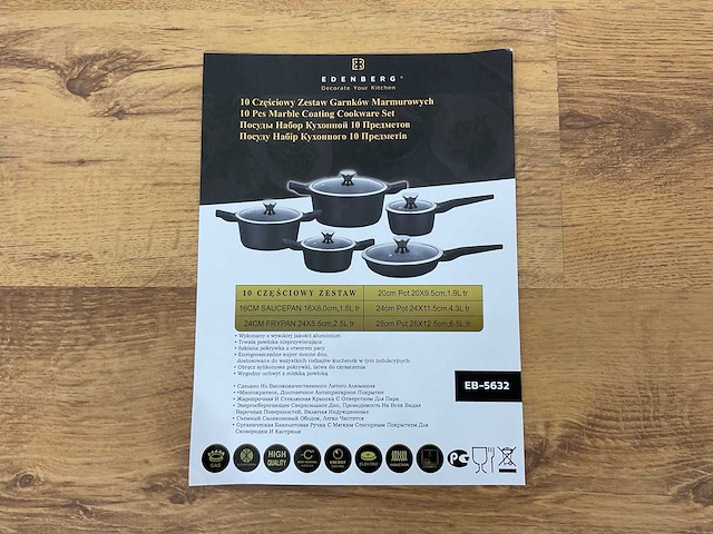 Edenberg eb-5632 pannen set - afbeelding 7 van  19