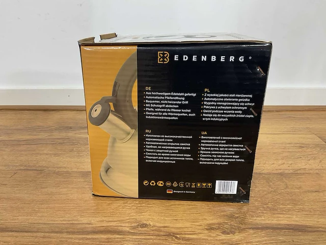 Edenberg waterkoker eb-1347 hout keukengerei - afbeelding 3 van  9